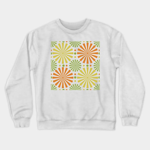 Retro 60s Pattern Crewneck Sweatshirt by Makanahele